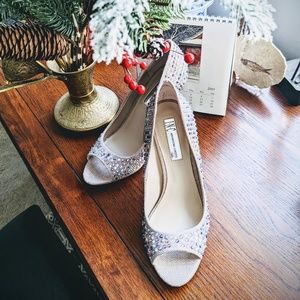 INC Jemapet Petal - Blush And Bling Heels Size 6.5